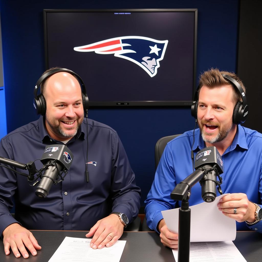 Patriots Football Live Radio Commentators