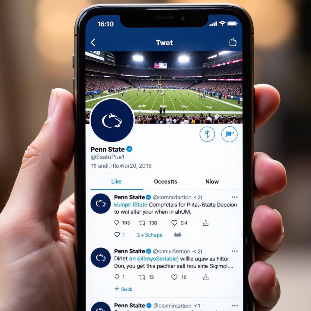 Following Penn State Football on Social Media