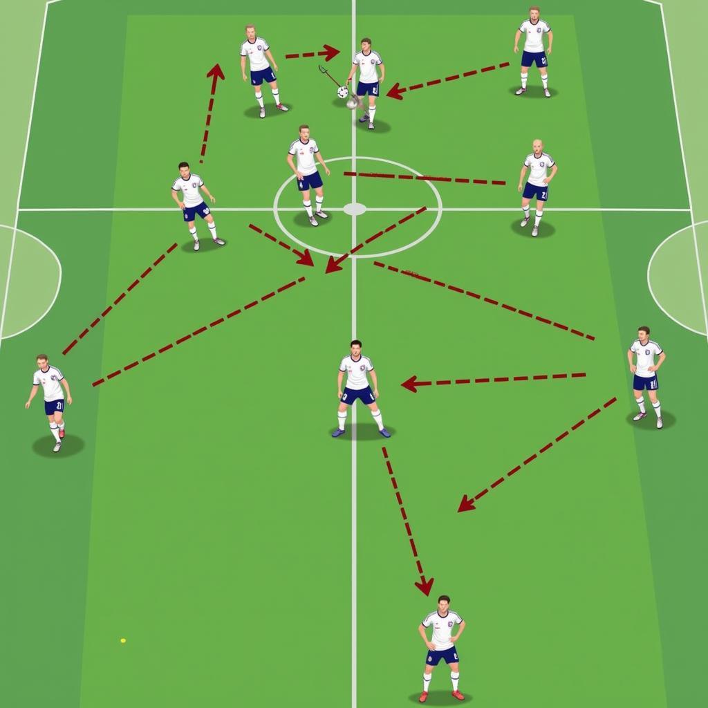 Portugal vs Spain Tactical Battle