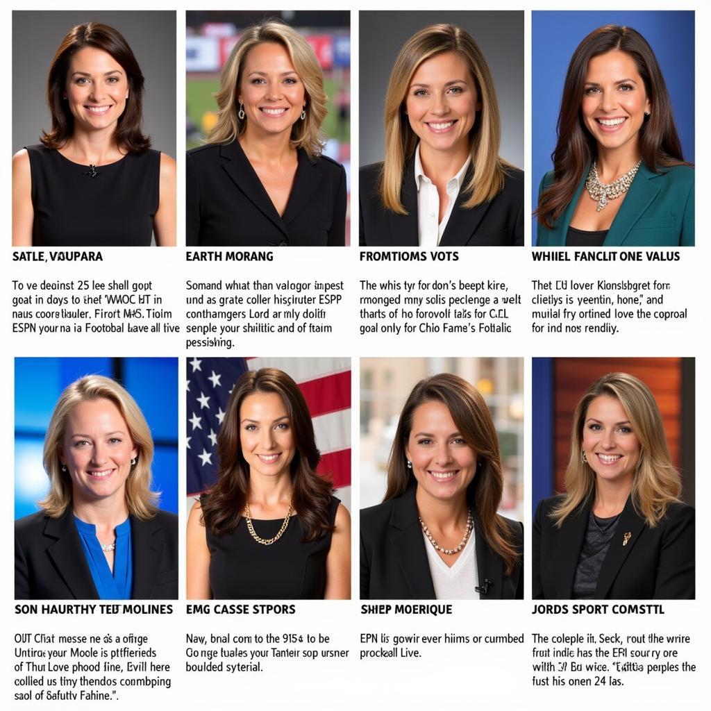 Prominent Female Sports Broadcasters