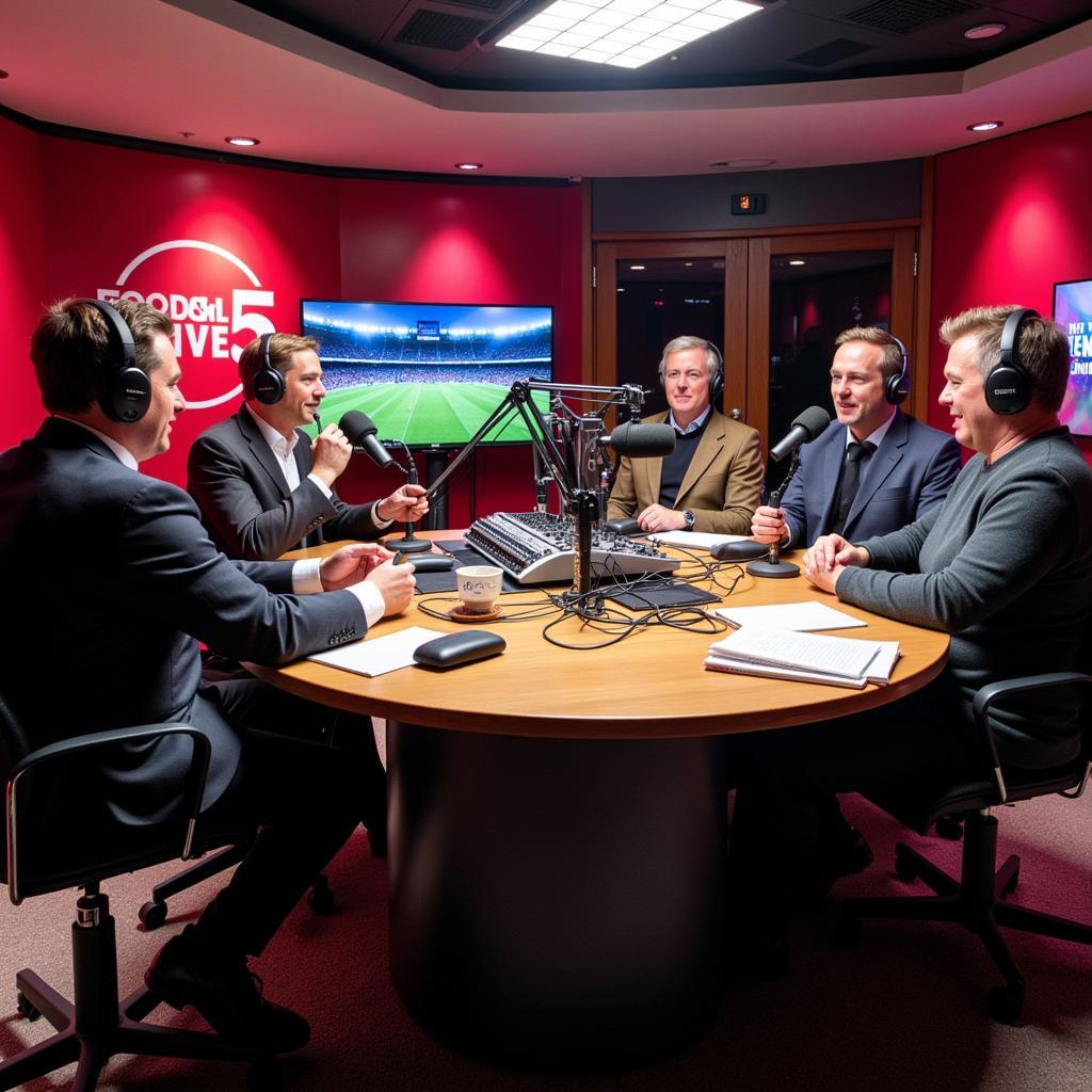 Radio 5 Live Football Daily Podcast Studio