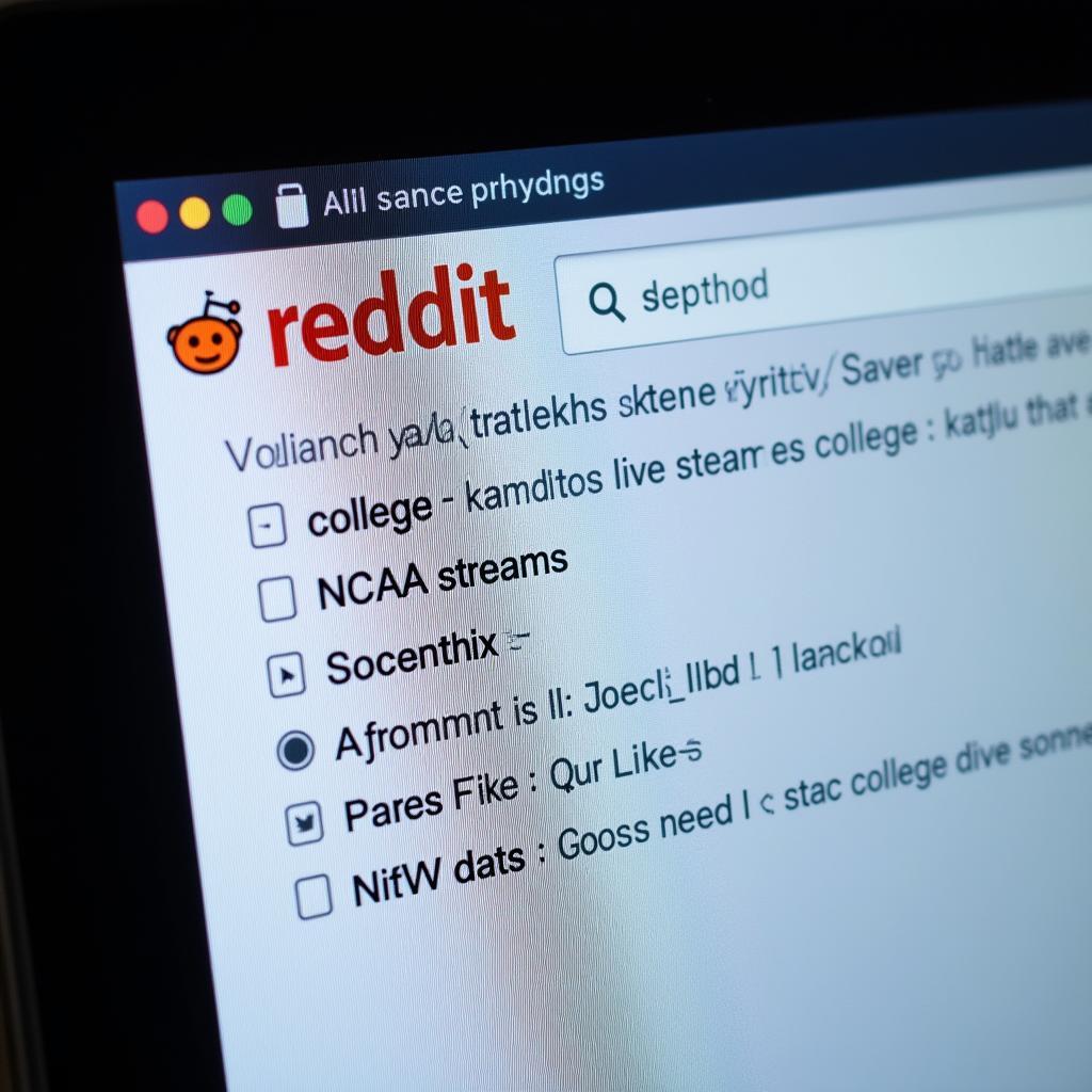 Effective Reddit Search Strategies for Live College Football