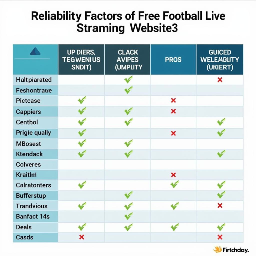 Reliability Comparison of Free Football Live Streams