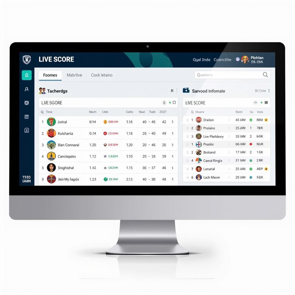 Reliable Live Score Website on Desktop