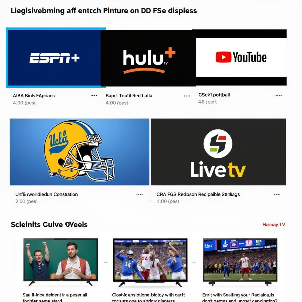 Reliable UCLA Football Live Streaming Platforms