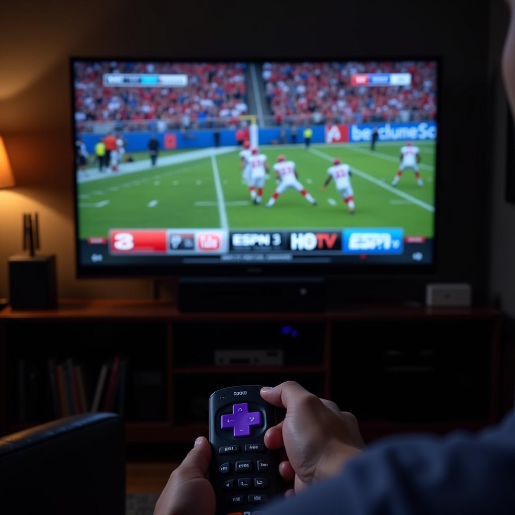 Streaming Live Football on Roku 3