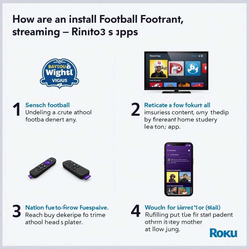 Setting up Roku for Football Watching