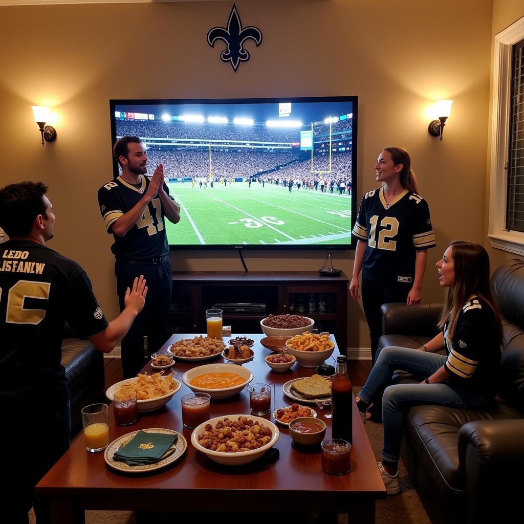 The Perfect Saints Game Day Setup