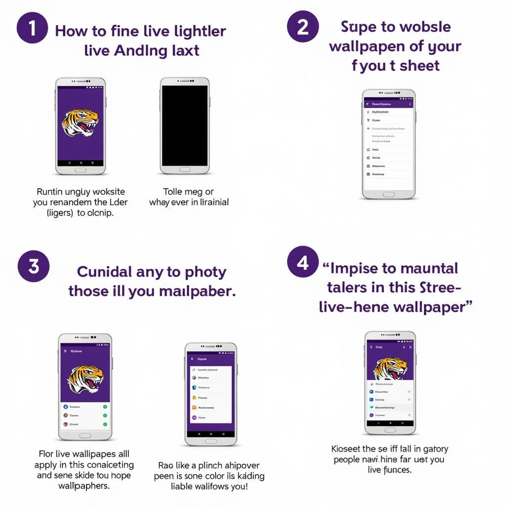 Setting Up LSU Tigers Live Wallpaper on Android