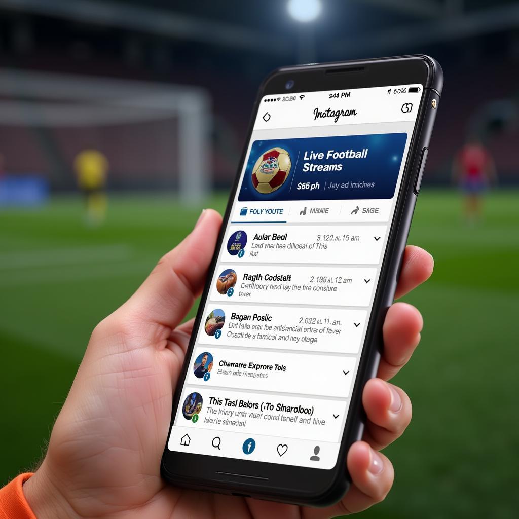 Social Media Football Live Streams