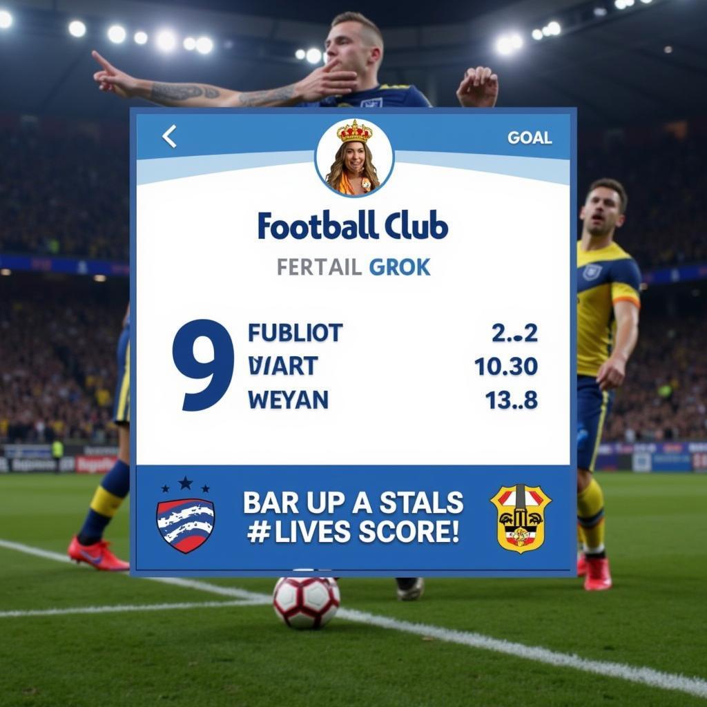 Social Media Live Score Update