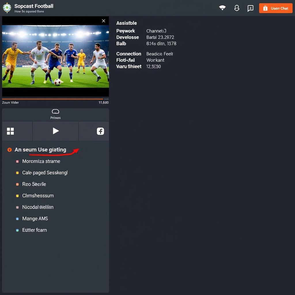 Sopcast Football Streaming Interface