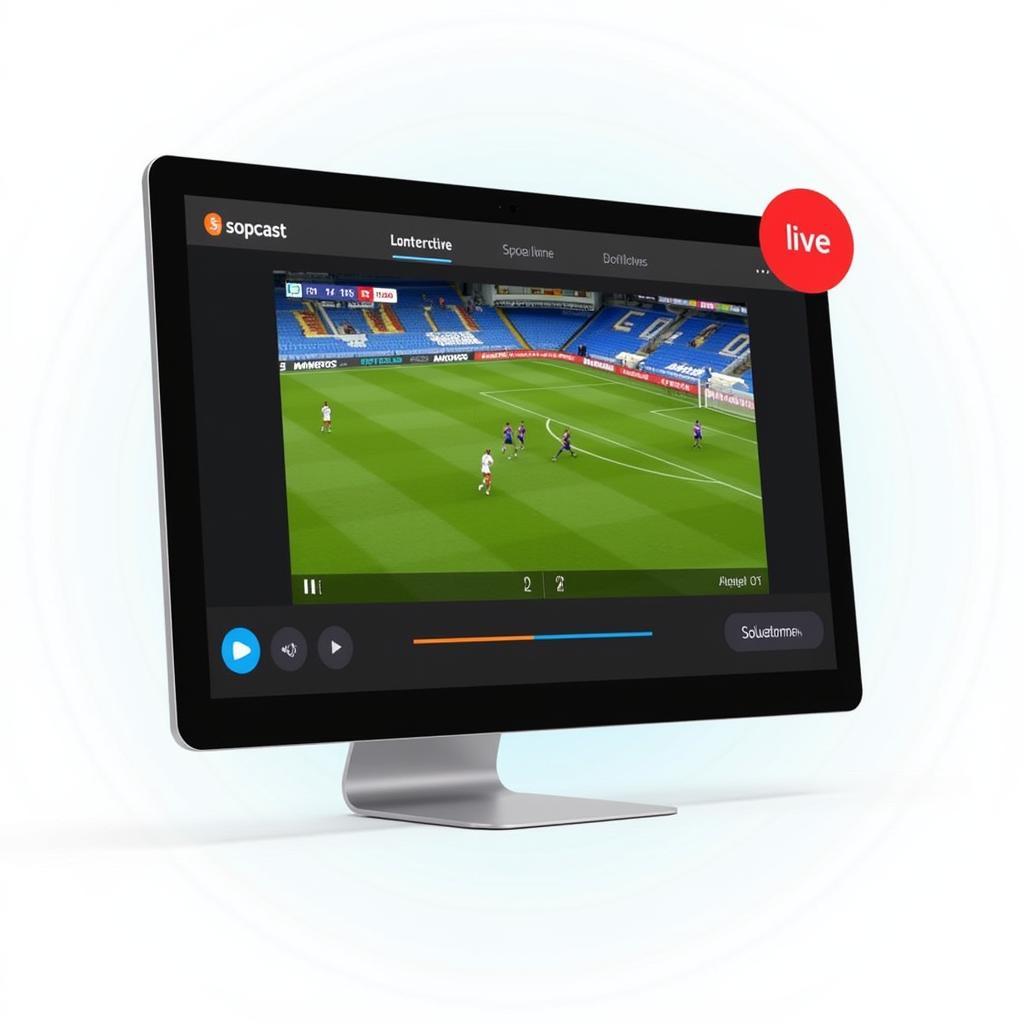 Sopcast Interface and Live Football Stream