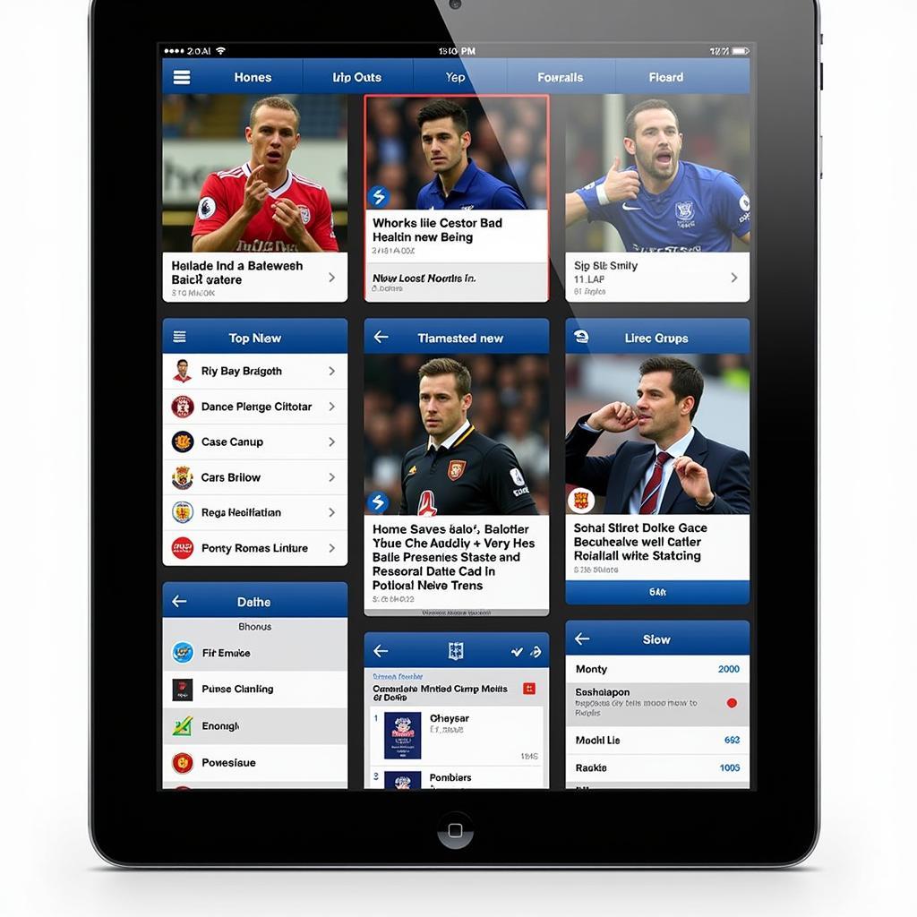 Staying Updated with Live Premiership Football on iPad