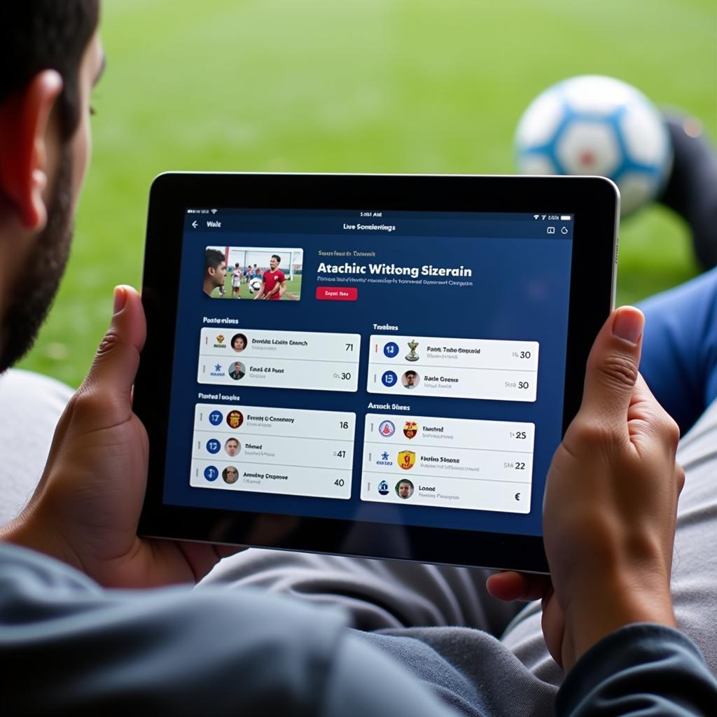 Using Sports Apps to Track Live Football Schedules