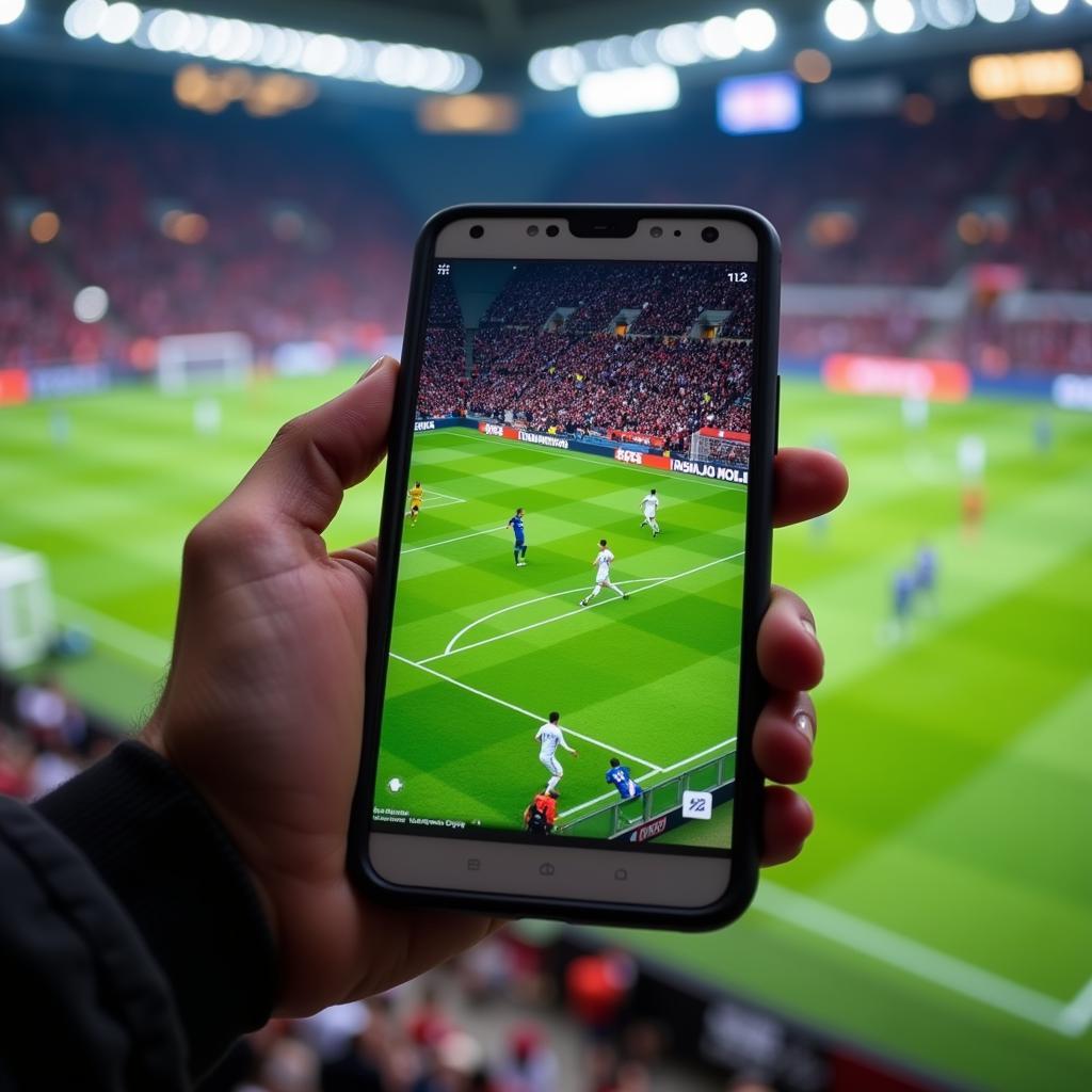 Streaming Football on Mobile Phone