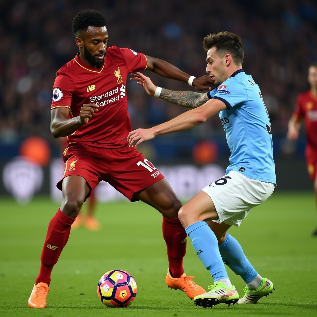 Tactical Battle in Midfield between Liverpool and Man City