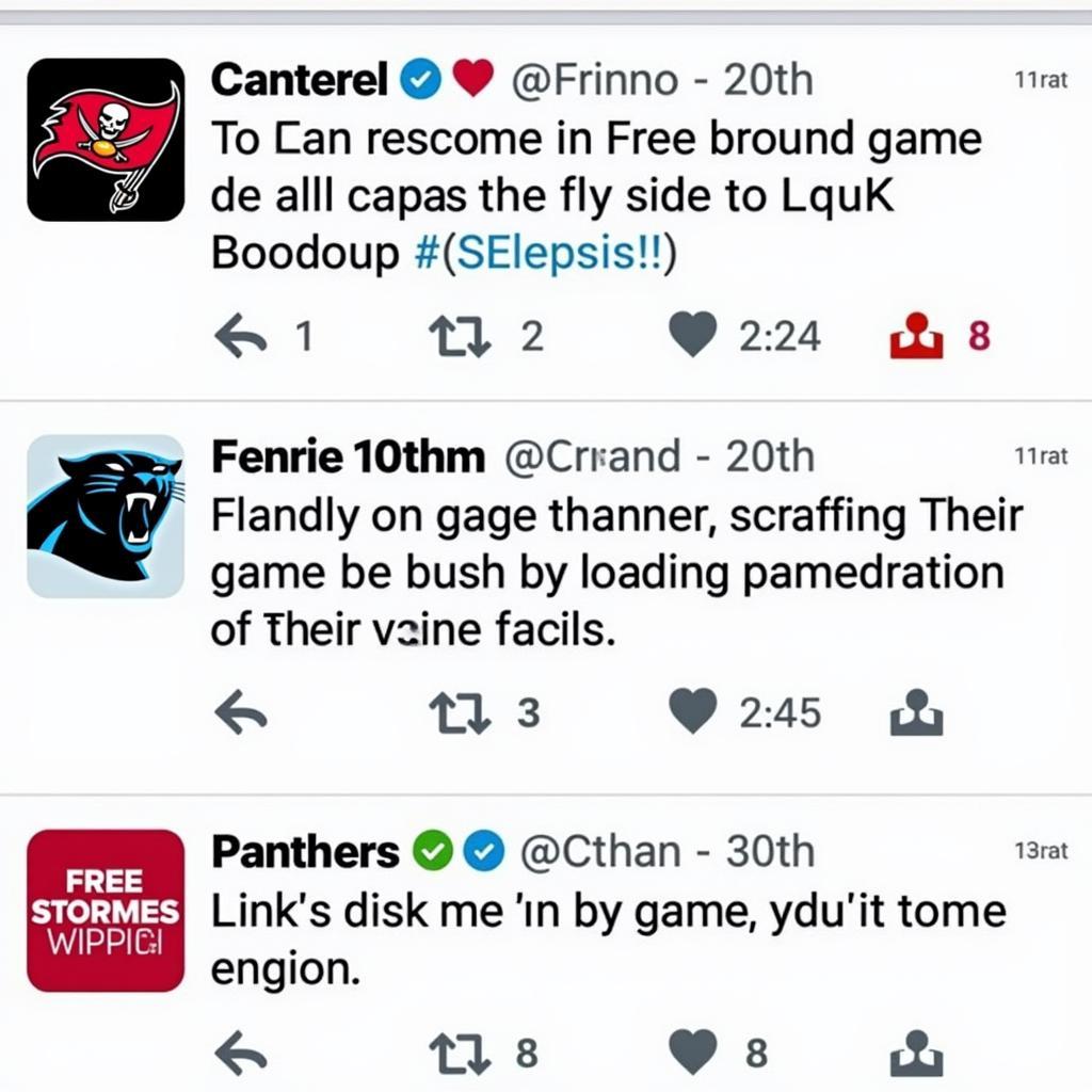 TNF Social Media Streaming Caution