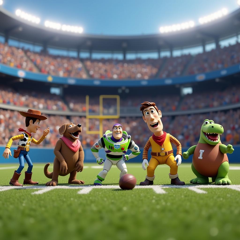 Toy Story Football Team Lineup