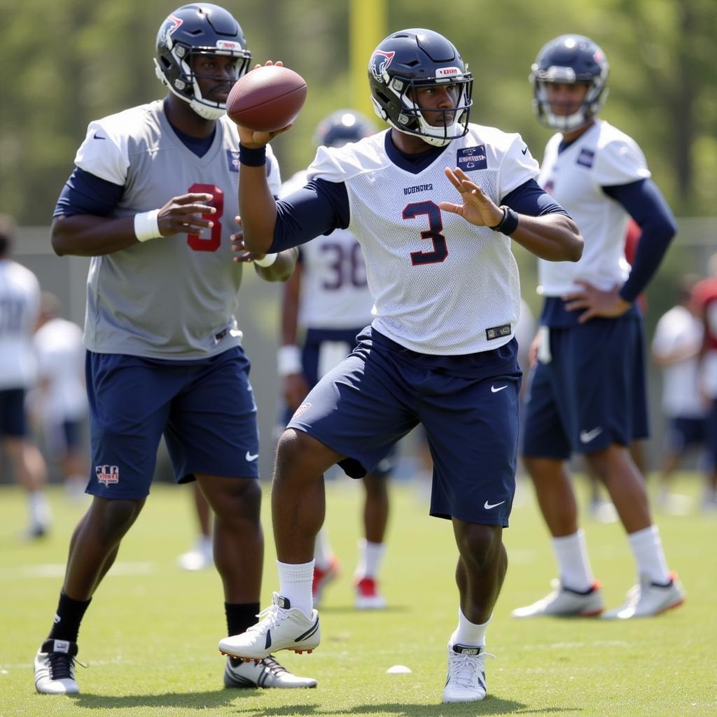 UConn Quarterback Training Camp