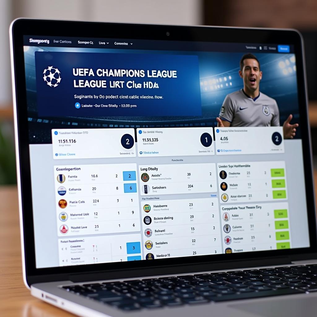 UEFA Champions League Live Scores Website