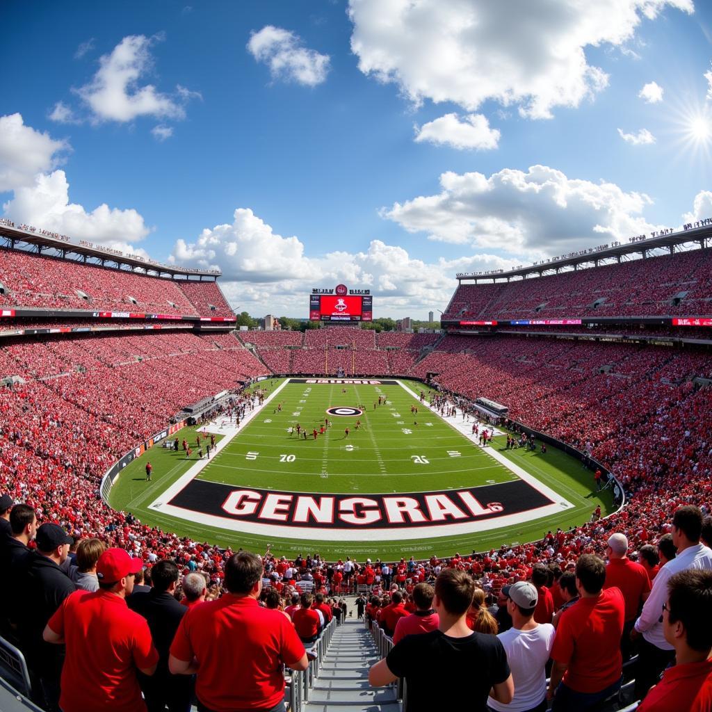 UGA Football Live at Sanford Stadium