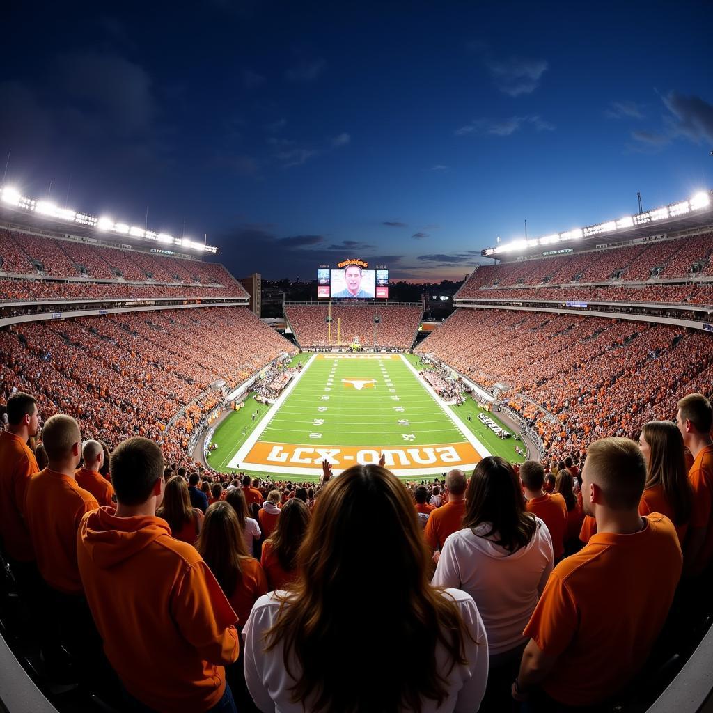 UT Football Live: Immersive Stadium Atmosphere