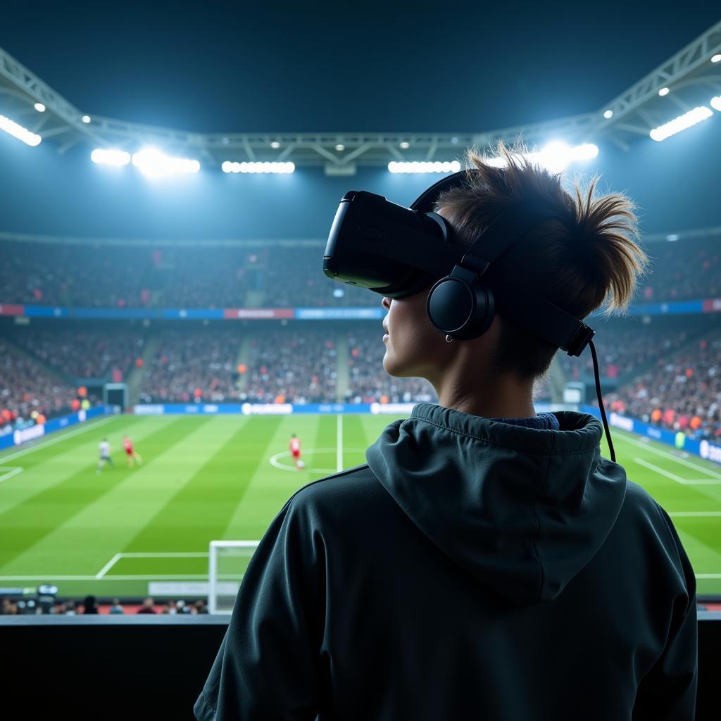 Virtual Reality football live streaming HD experience