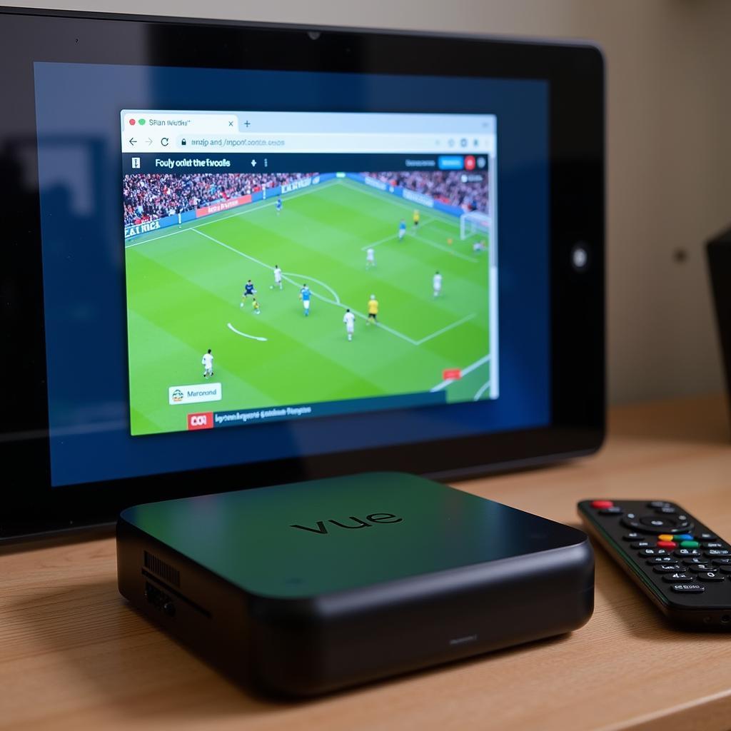 Streaming Live Football on Vue using the Web Browser