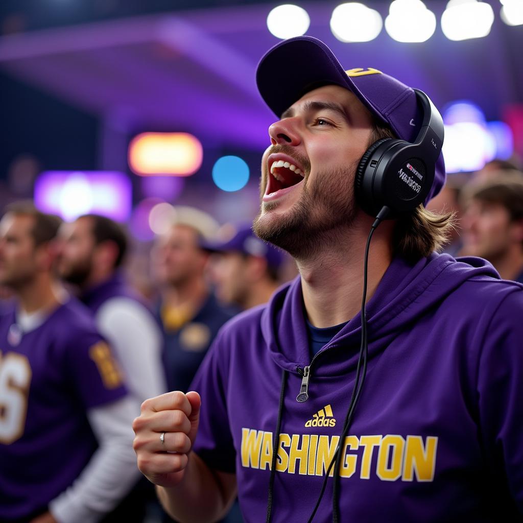 Washington Huskies Football Fan Listening Live