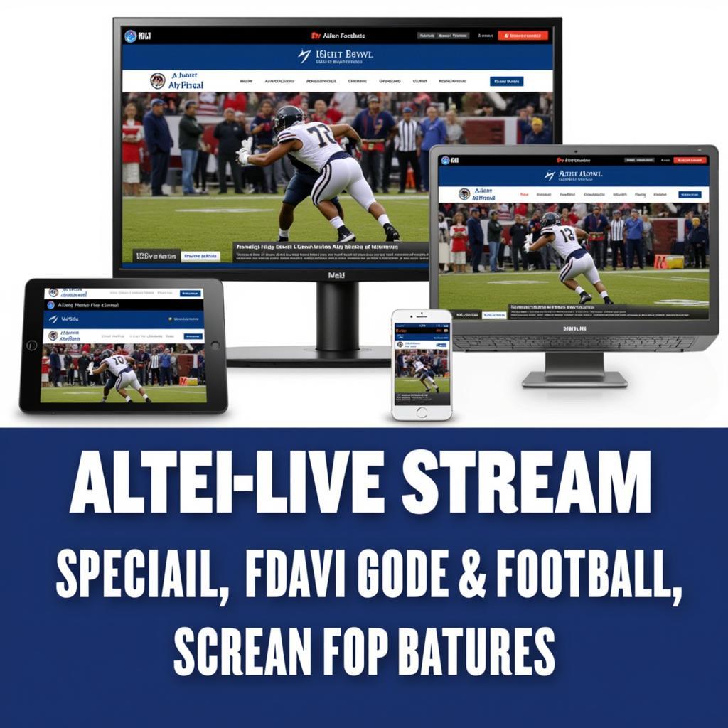 Fans Watching Allen High School Football Live Stream on Different Devices