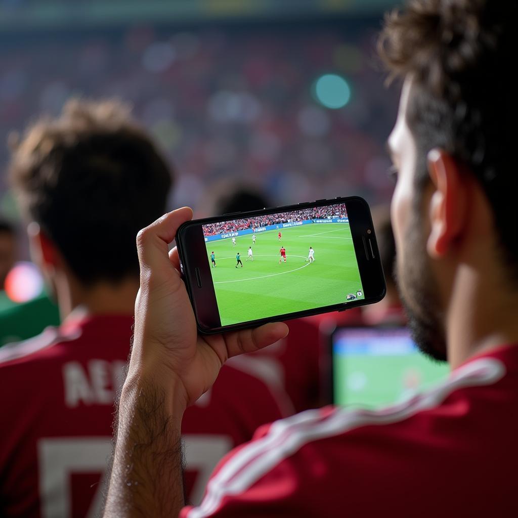 Watching Arab Football Live on Mobile Devices