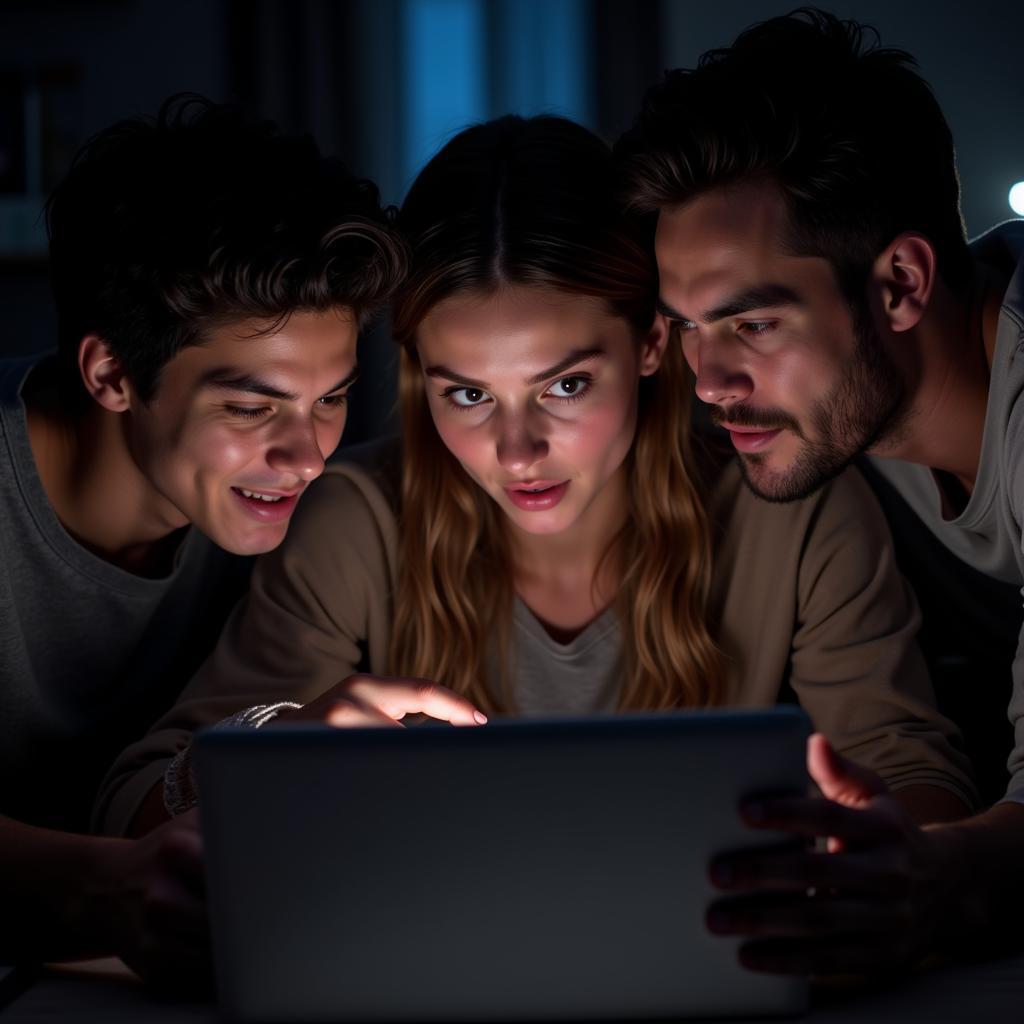 Fans Watching the Argentina vs. Colombia Match Online