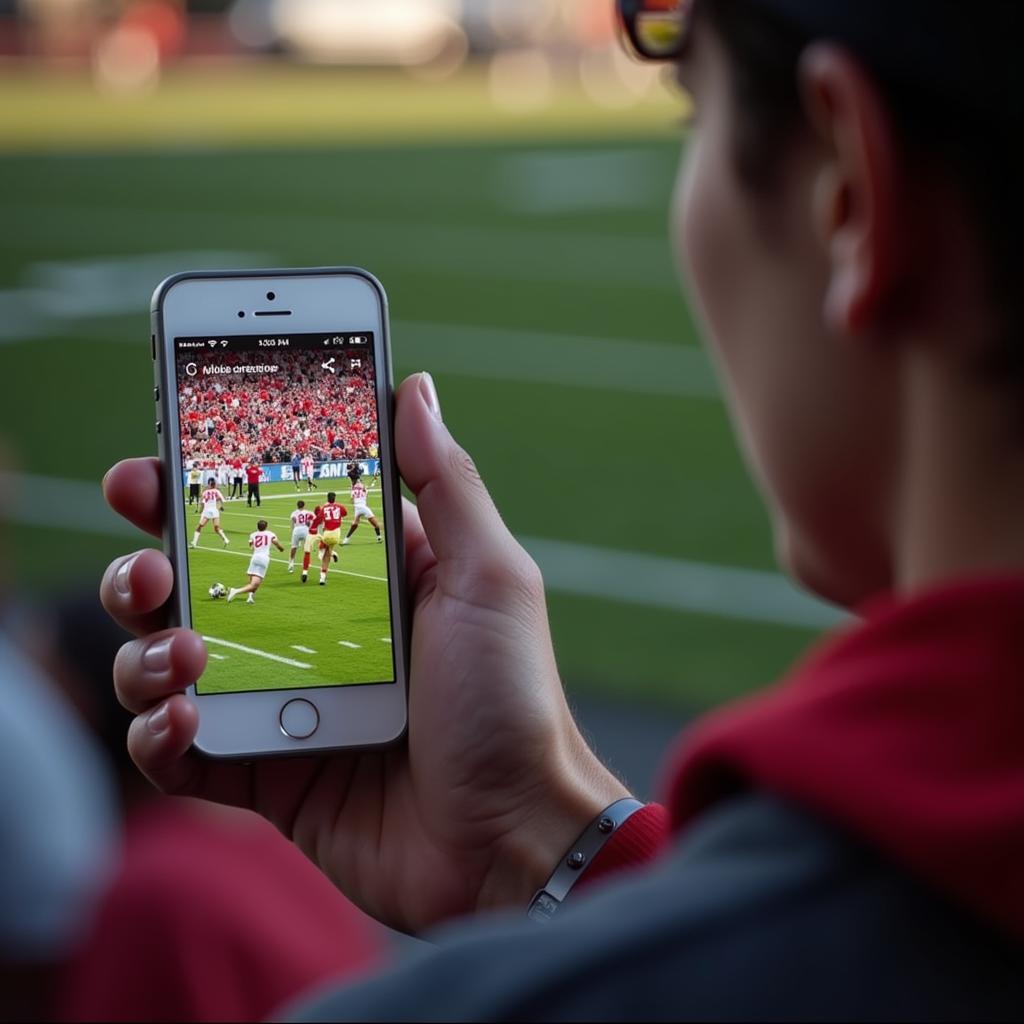 Watching Bellefonte Football Live Stream on Mobile