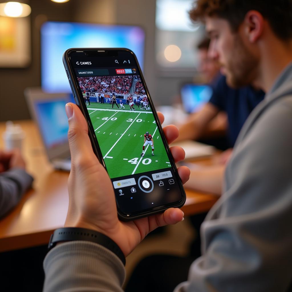 Watching College Football on Mobile