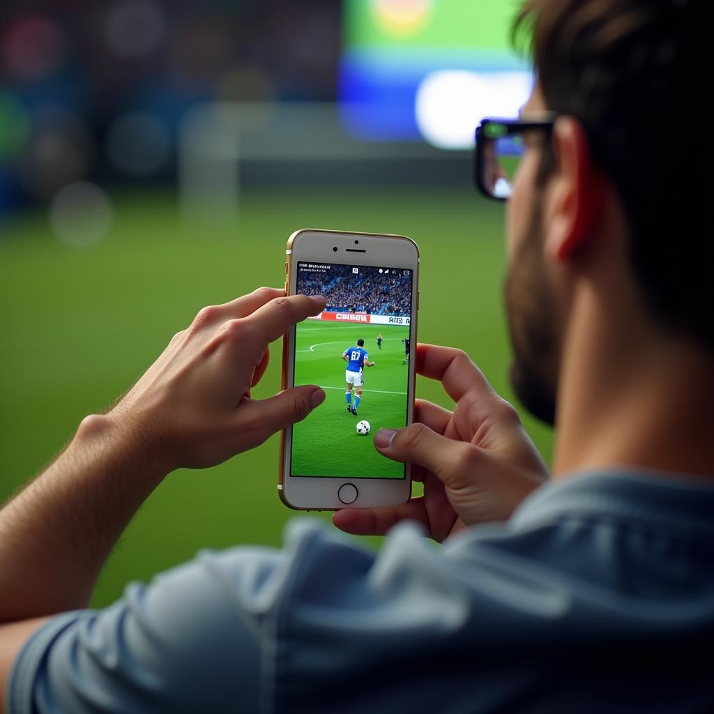 Watching Football Live Free on a Mobile Phone