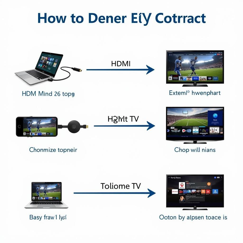 Connecting devices to watch football on TV