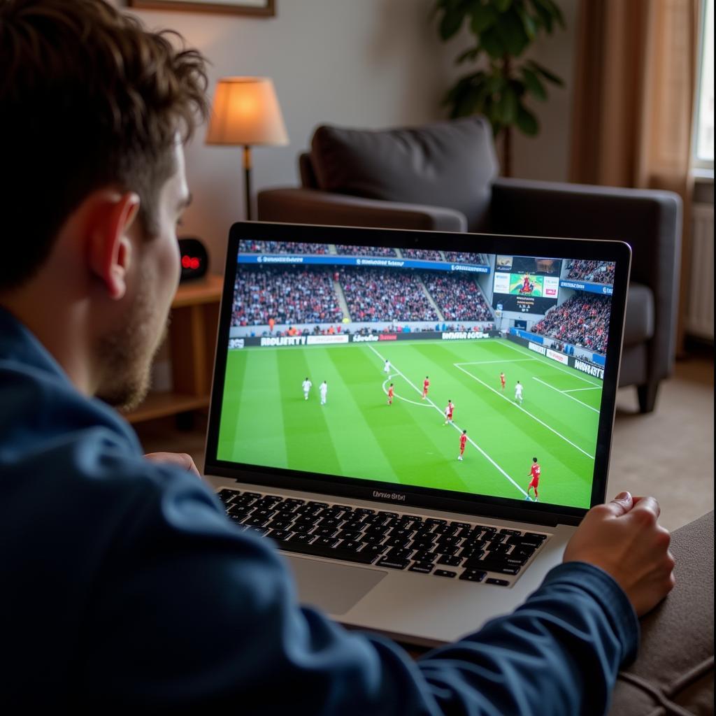 Streaming a Live Football Match Online