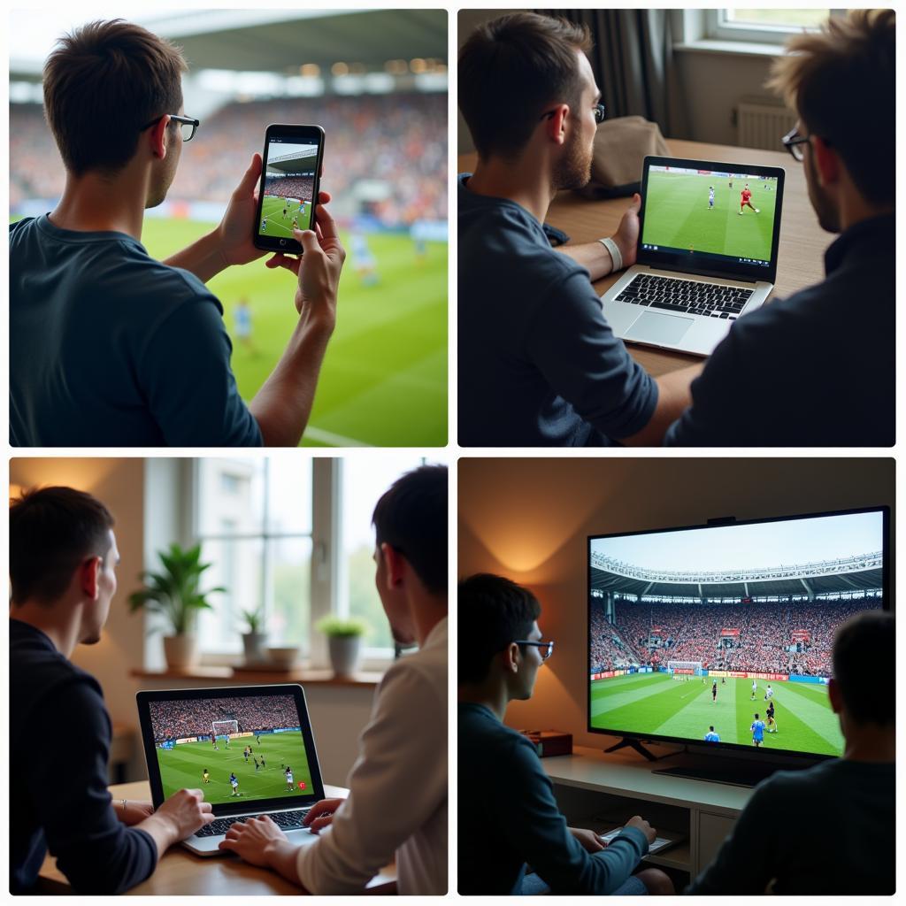 Watching Football Now Live on Multiple Devices