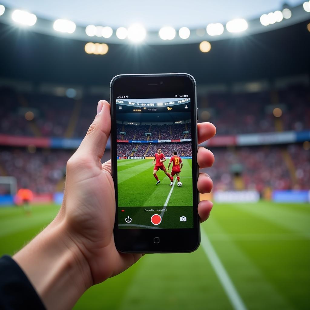 Streaming Live Football on Mobile Phone