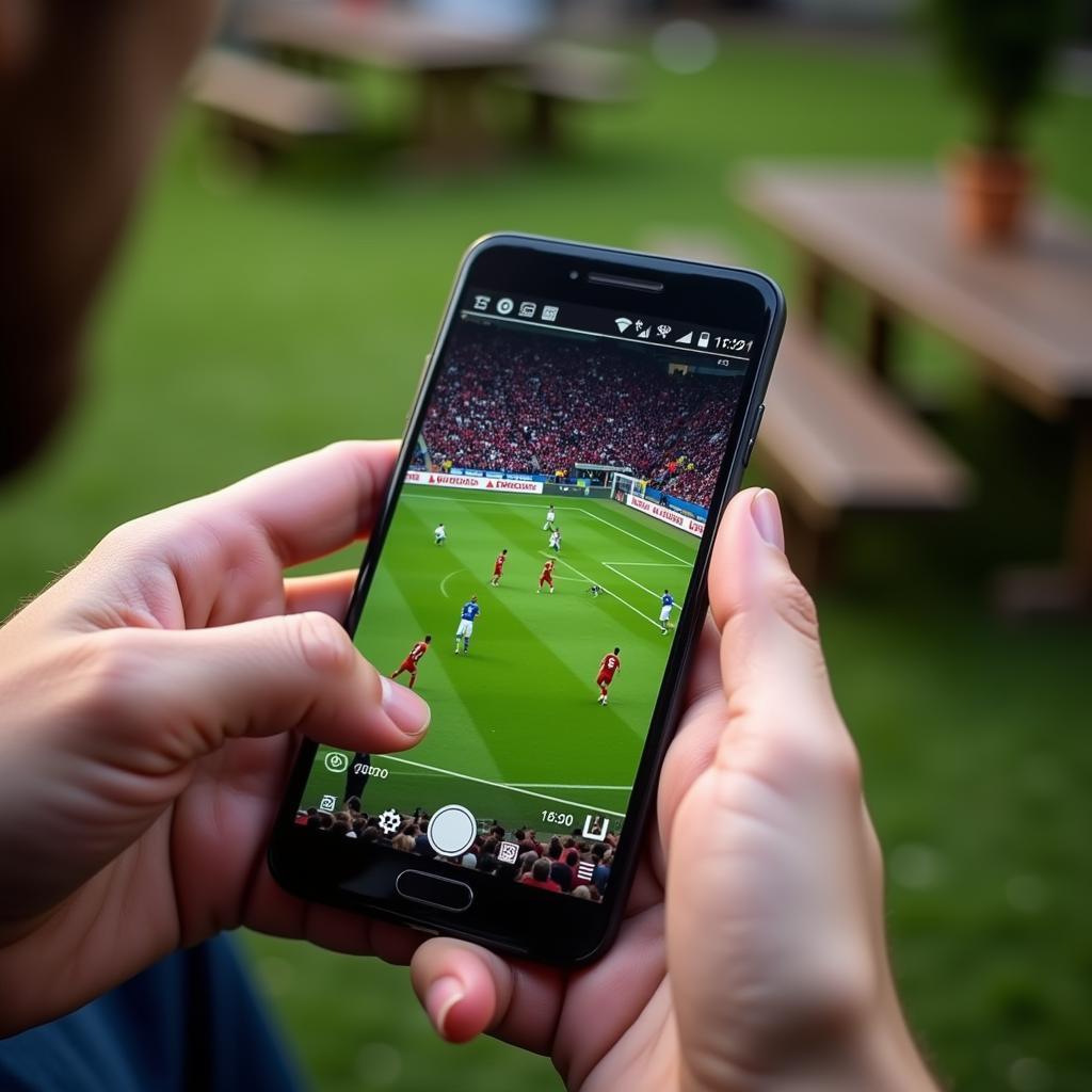 Watching Football on Mobile with HD APK