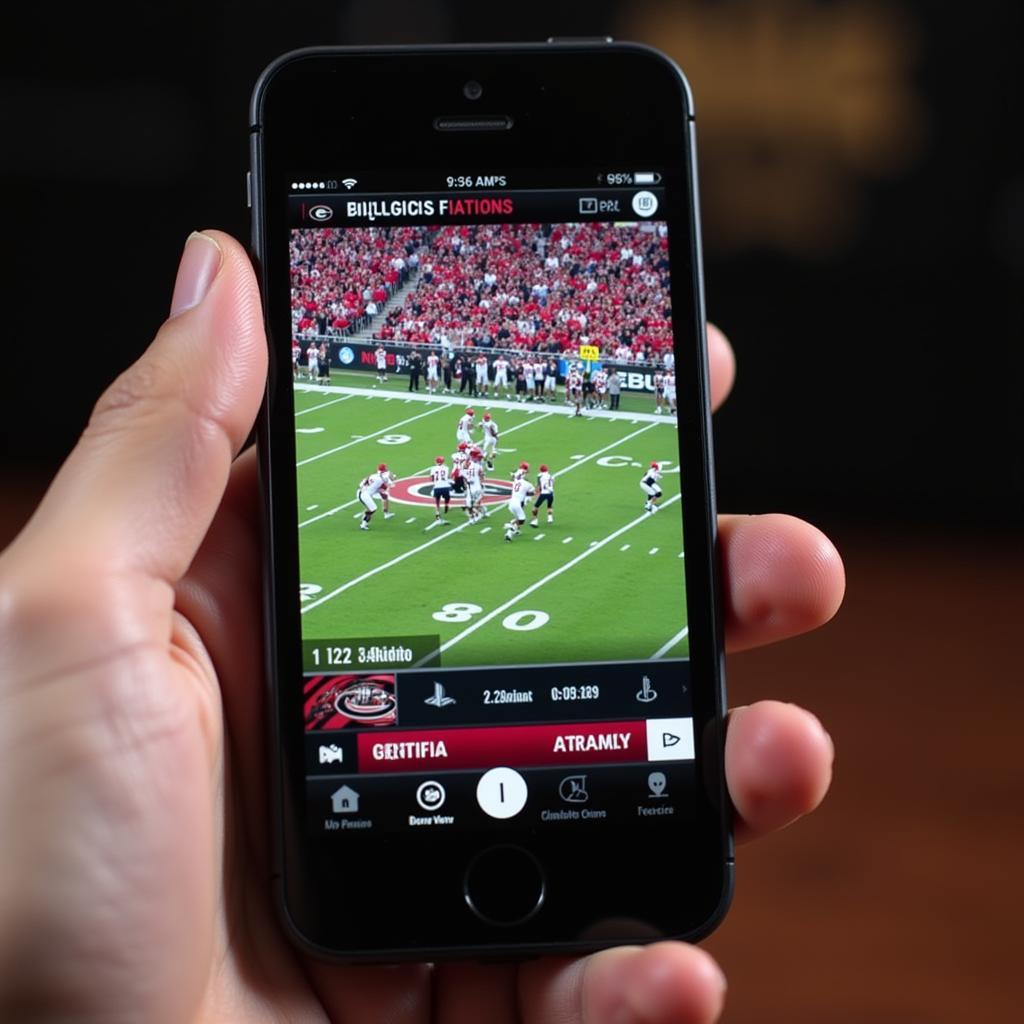 Watching Georgia Bulldogs Football on Mobile