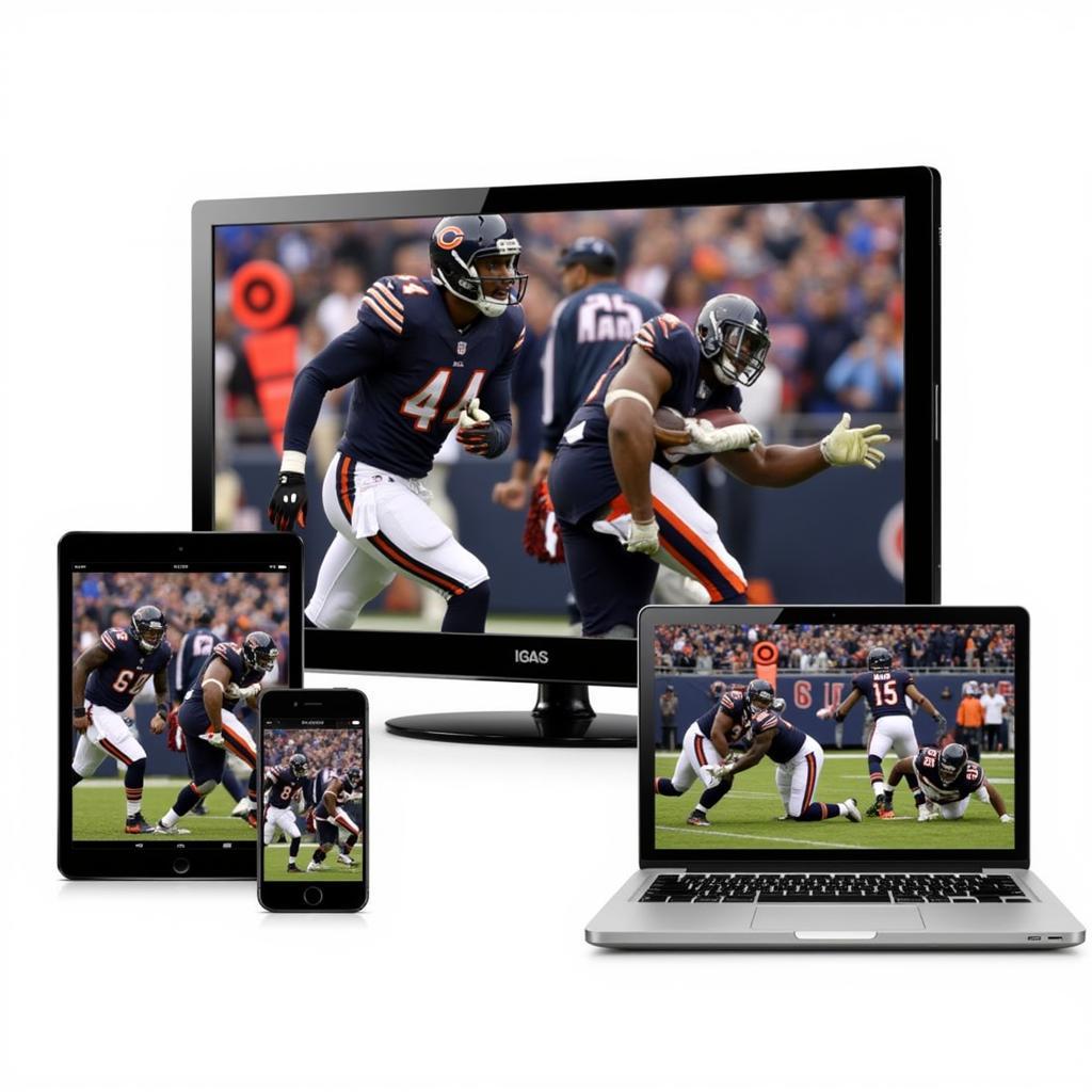 Watching Live Chicago Bears Football on Multiple Devices