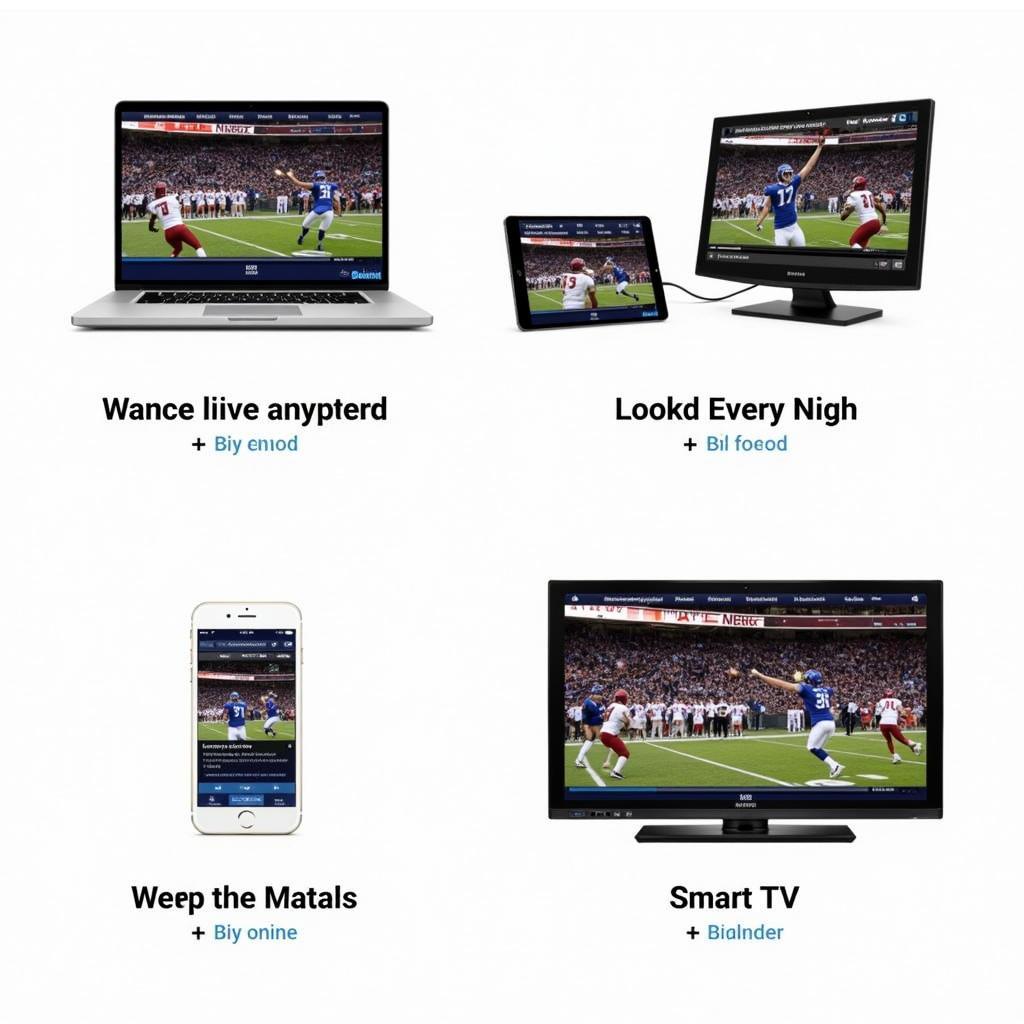 Watching Live College Football Online on Various Devices