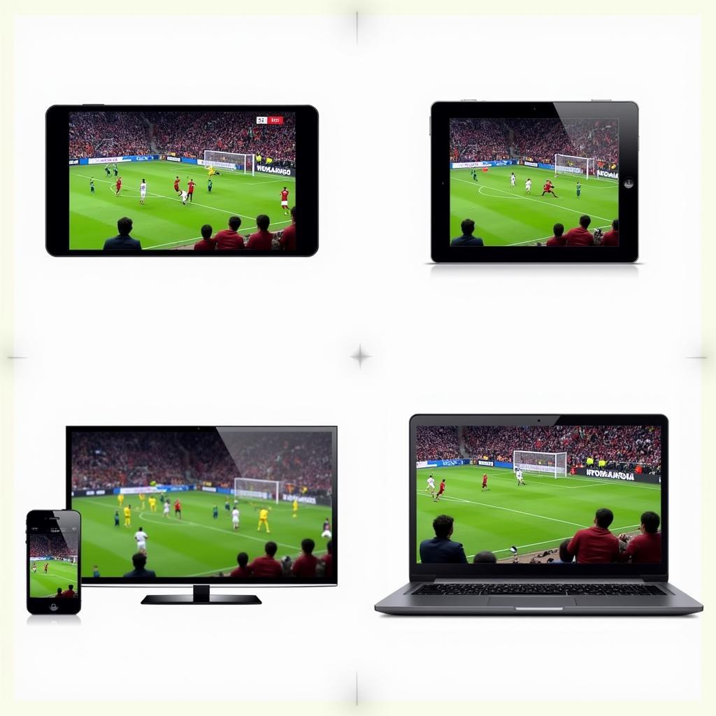 Watching live football on multiple devices