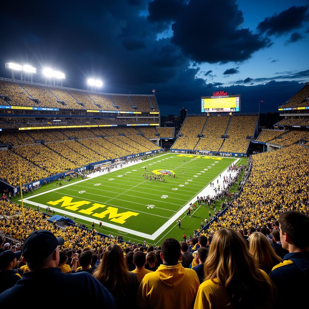 Live Michigan Football at the Big House