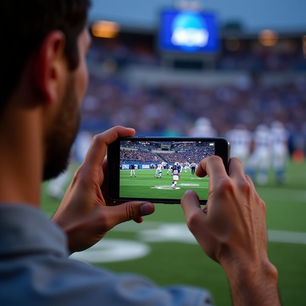 Watching NCAA Football on Mobile