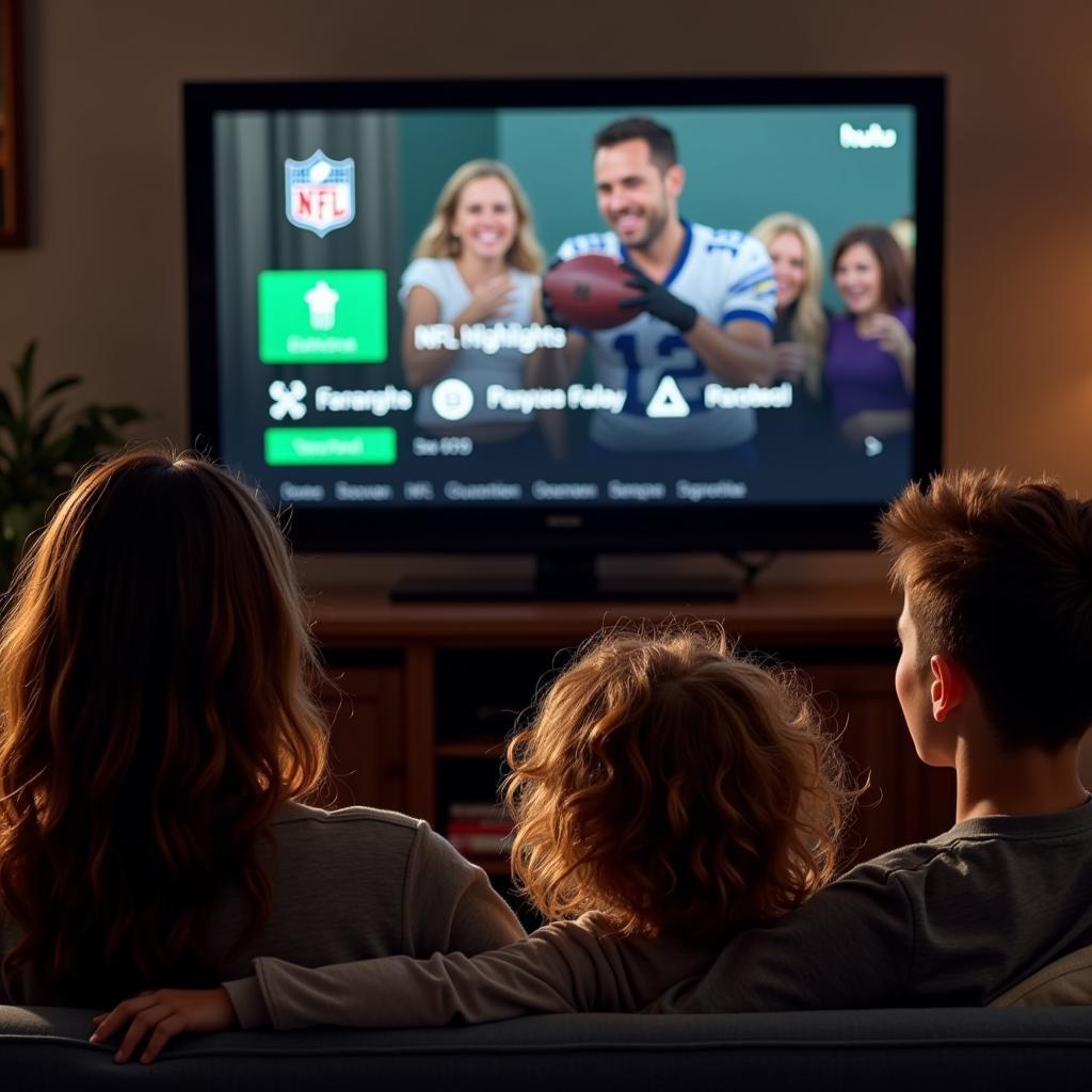 Enjoying NFL content on Hulu