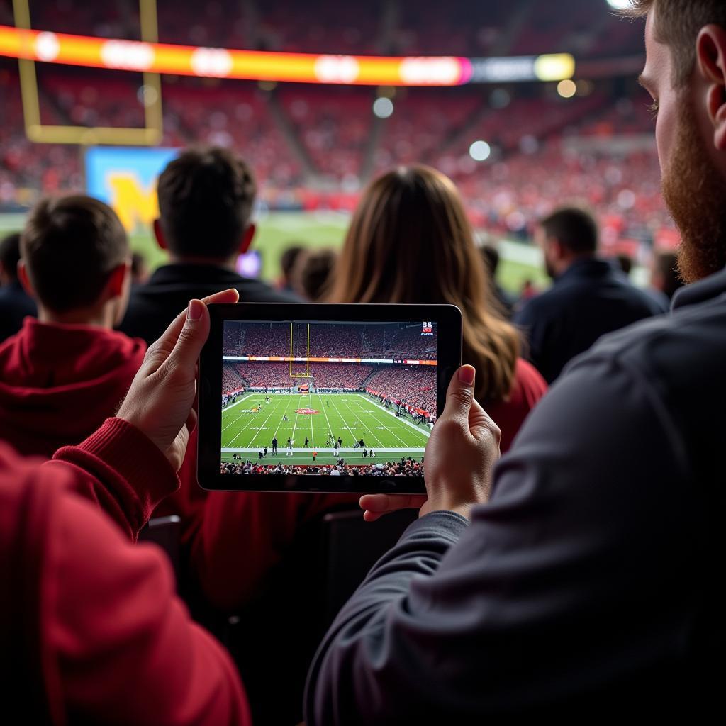 Watching the Ohio State Michigan Game on Mobile Devices