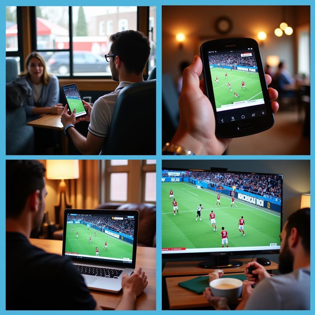 Watching St Eds Football on Different Devices